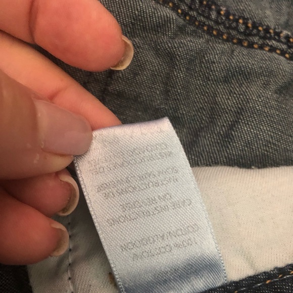 KORS jeans 100% cotton Sz 6 33” inseam - Picture 5 of 9